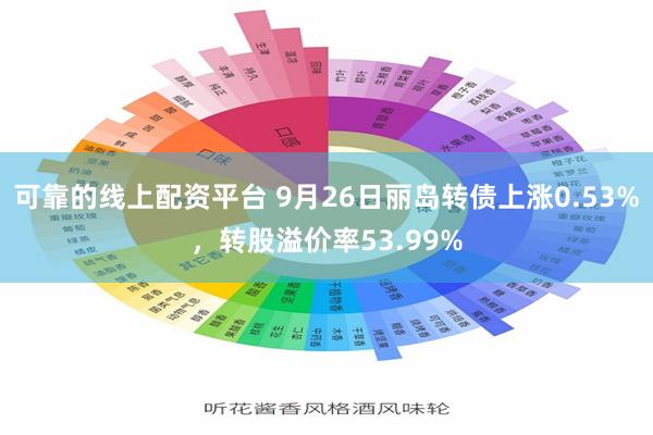 可靠的线上配资平台 9月26日丽岛转债上涨0.53%，转股溢价率53.99%